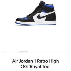 Jordan 1 royal toe